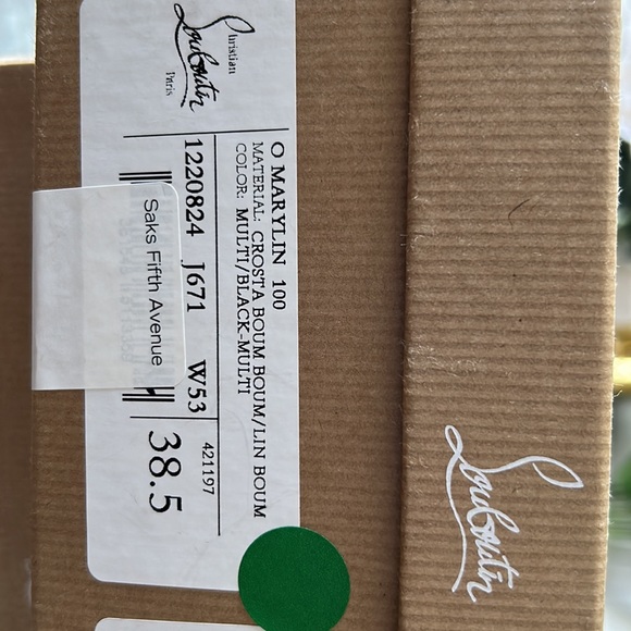 Polka Dot Christian Louboutin sandals - Picture 6 of 6